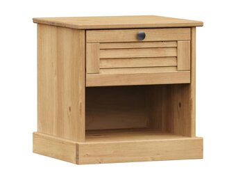 Grenenhouten Nachtkastje VIGO 42x35x42 cm - 34% Korting