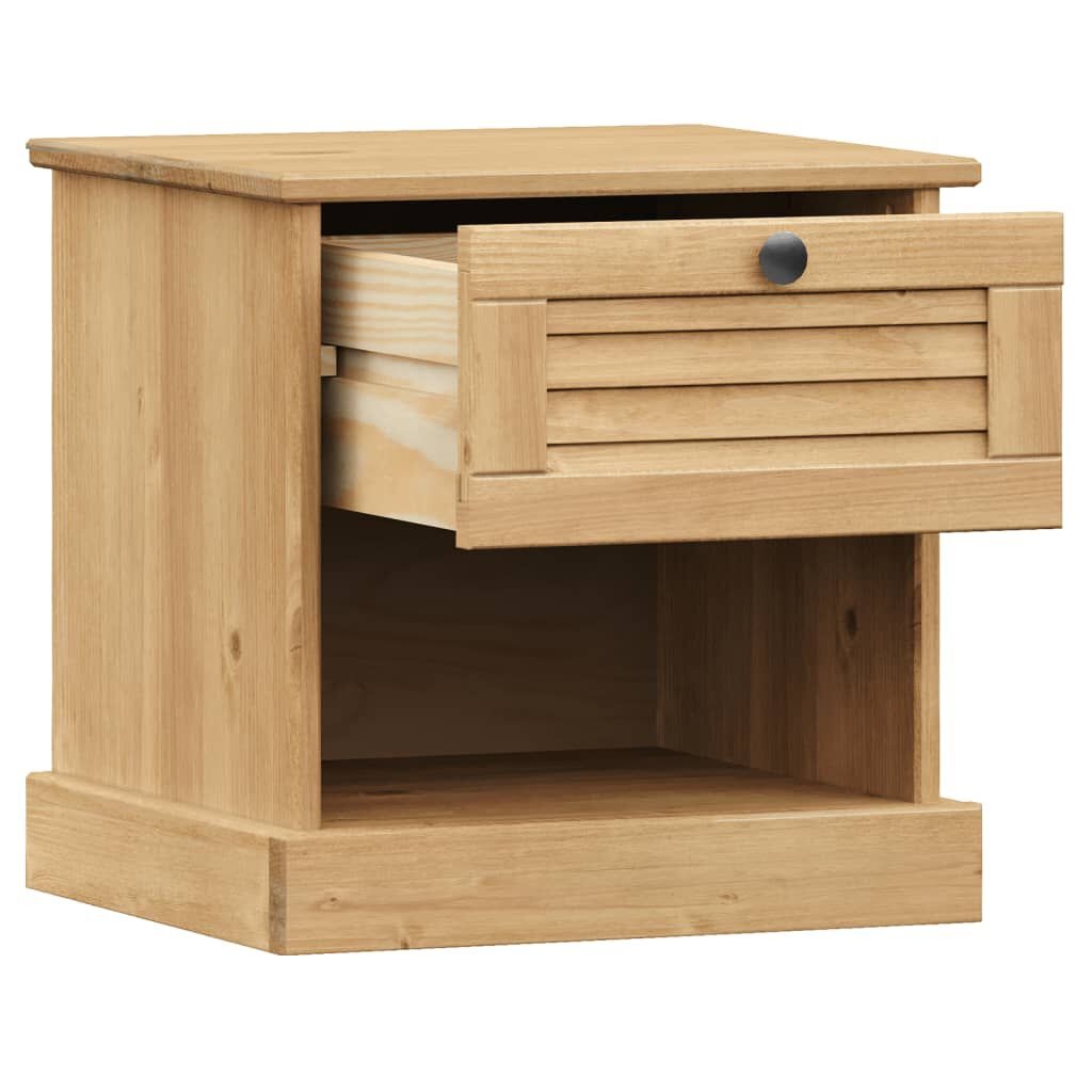 Grenenhouten Nachtkastje VIGO 42x35x42 cm - 34% Korting