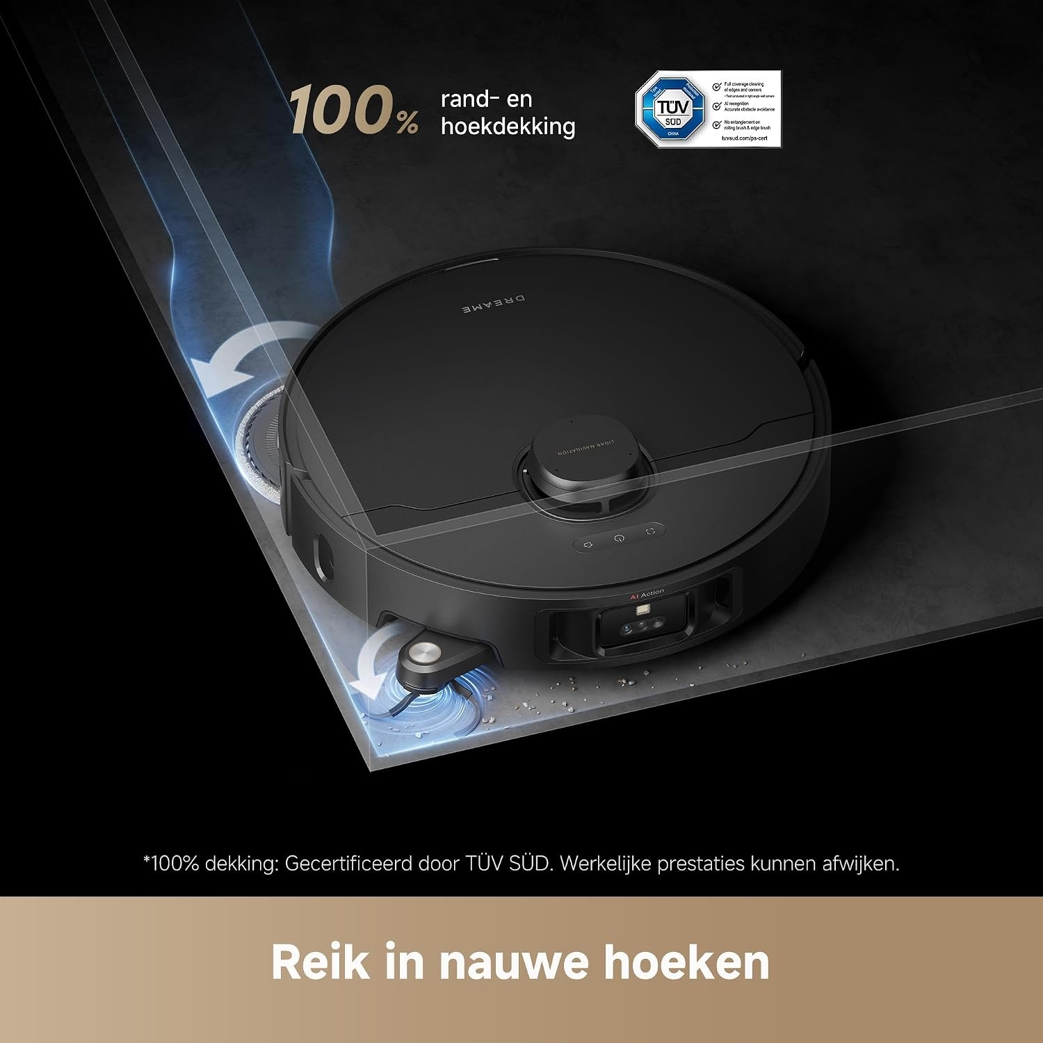 Robotstofzuiger met Dweilfunctie L40s Pro Ultra Zwart - 35% Korting