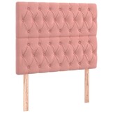 Hoofdbord Fluweel Roze 90cm Breed - 34% Korting!