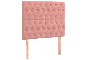 Hoofdbord Fluweel Roze 90cm Breed - 34% Korting!