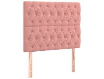 Hoofdbord Fluweel Roze 90cm Breed - 34% Korting!