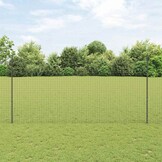 Hekpalen Grijs Gepoedercoat Staal (11 stuks) - 54% Korting!