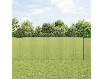 Hekpalen Grijs Gepoedercoat Staal (11 stuks) - 54% Korting!