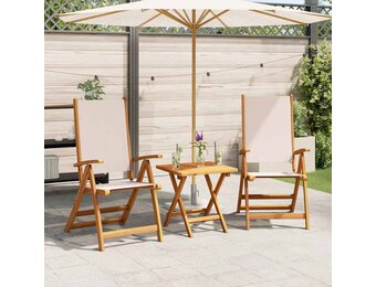 Opklapbare stoelen 2-pack Acaciahout & Textilene, 34% Korting