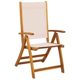 Opklapbare stoelen 2-pack Acaciahout & Textilene, 34% Korting