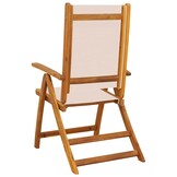 Opklapbare stoelen 2-pack Acaciahout & Textilene, 34% Korting