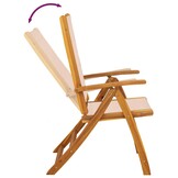 Opklapbare stoelen 2-pack Acaciahout & Textilene, 34% Korting