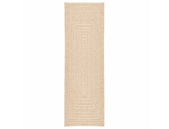 VidaXL Vloerkleed ZIZUR Beige Jute-look Binnen/Buiten 80x250 cm