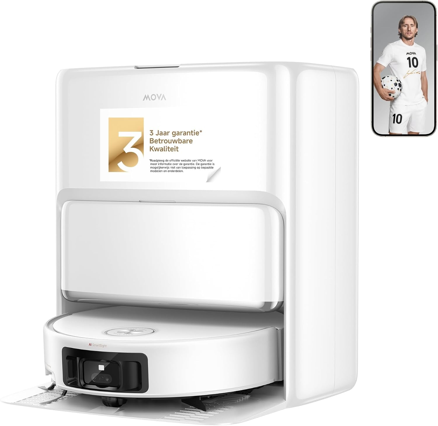 Robotstofzuiger & Dweil Z60 Ultra Wit - 26.000 Pa, 55% korting