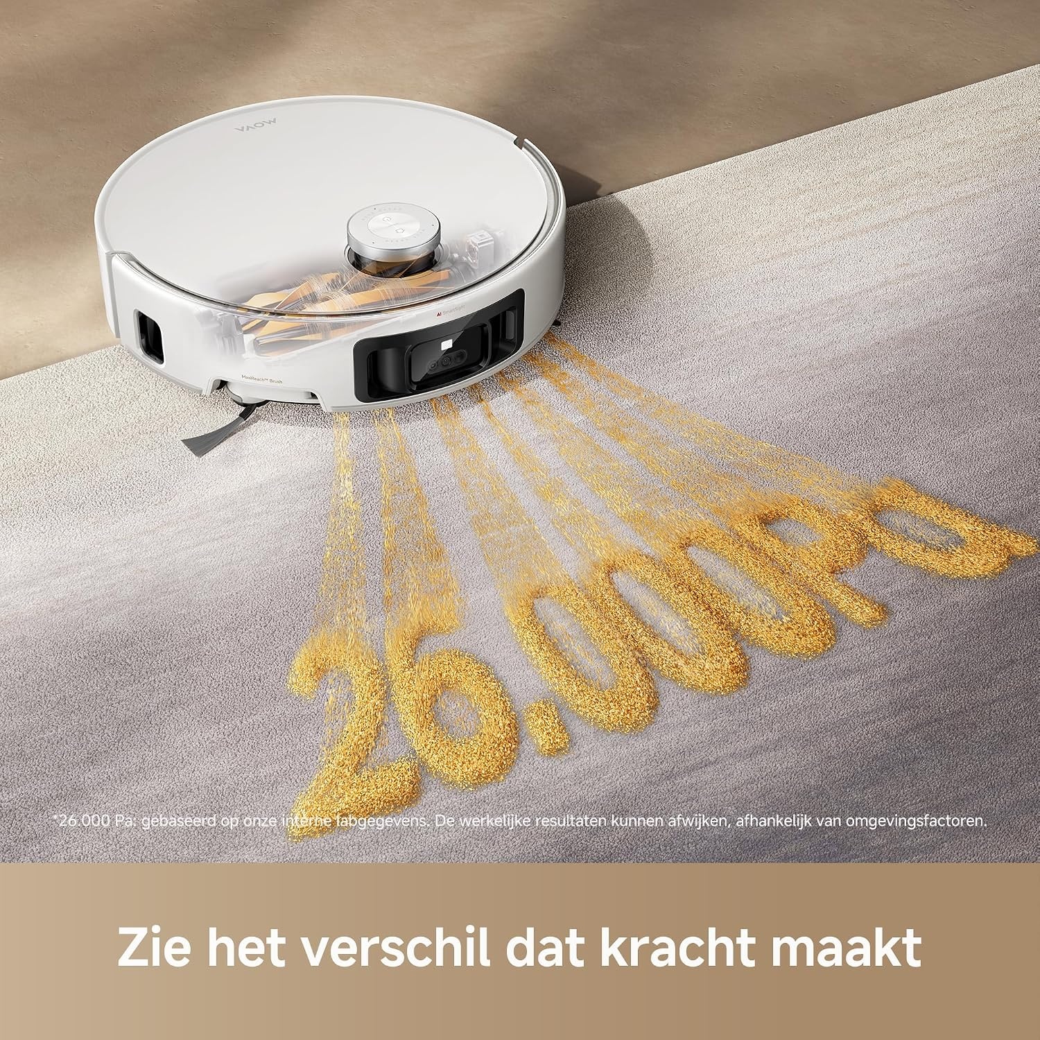 Robotstofzuiger & Dweil Z60 Ultra Wit - 26.000 Pa, 55% korting