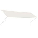 vidaXL Luifel Uittrekbaar 400x150 cm Crème - 34% Korting