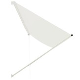 vidaXL Luifel Uittrekbaar 400x150 cm Crème - 34% Korting