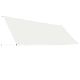 vidaXL Luifel Uittrekbaar 400x150 cm Crème - 34% Korting