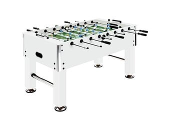 vidaXL Voetbaltafel 60 kg 140x74,5x87,5 cm staal wit