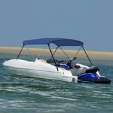 Biminitop Bootluifel 180x150 cm Marineblauw - 34% Korting!