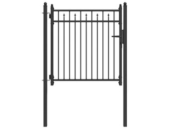 vidaXL Hekpoort BAARLO Metaal Zwart 100x100 cm - 34% Korting