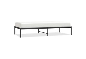 vidaXL Bedframe Metaal Zwart 90x190 cm - 34% Korting
