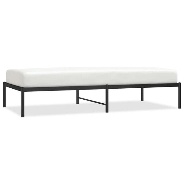 vidaXL Bedframe Metaal Zwart 90x190 cm - 34% Korting