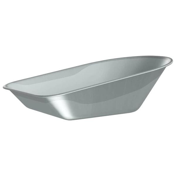 Vervangbare Kruiwagenbak (Zilver, 90x63x28 cm) - 53% Korting!