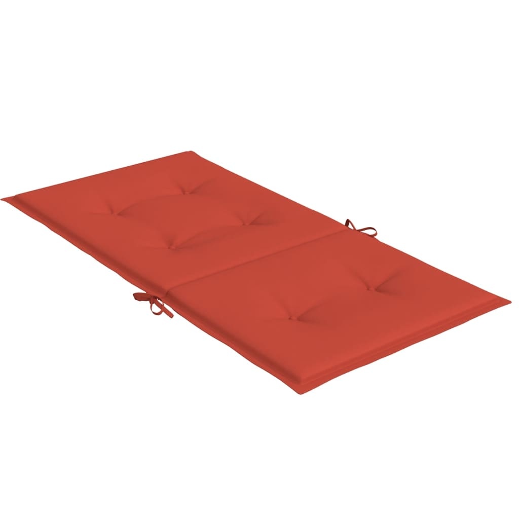 4x Stoelkussen Gemêleerd Rood 100x50x4 cm - 34% Korting