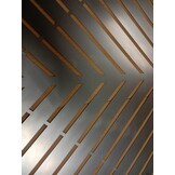 Privacyscherm van Staal - 100 x 50 x 180 cm - Roestkleurig (54% Korting)