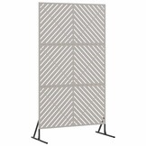 Privacyscherm van Staal - 100 x 50 x 180 cm - Roestkleurig (54% Korting)