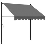 Uittrekbare Luifel Antraciet 200x150 cm - 34% Korting!