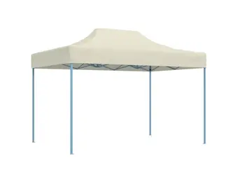 Inklapbare Partytent 3x4m Staal Crème - 34% Korting!