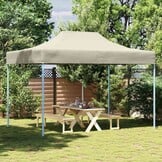 Inklapbare Partytent 3x4m Staal Crème - 34% Korting!