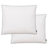 Set van 2 Kussens 70x60 cm met Dons-/Verenvulling - 33% Korting