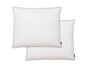 Set van 2 Kussens 70x60 cm met Dons-/Verenvulling - 33% Korting