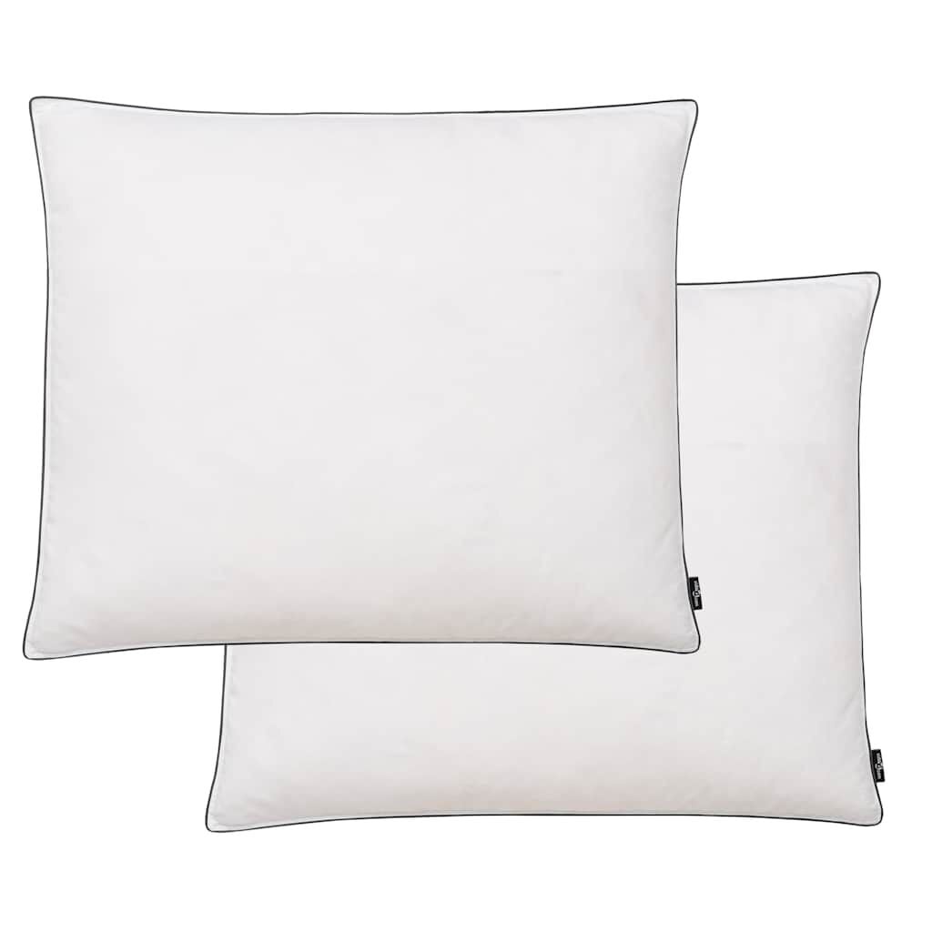 Set van 2 Kussens 70x60 cm met Dons-/Verenvulling - 33% Korting