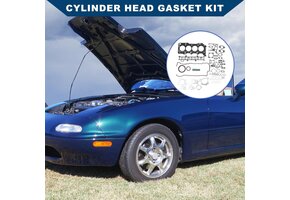 Cilinderkoppakking & Ventieldichting set voor Mazda SHY1(KE2FW) 2.2D motor, OE 8LGR10271, Rubber/Metaal, Zwart