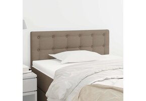Hoofdbord van Stof in Taupe - 90x5x78/88 cm - 73% Korting