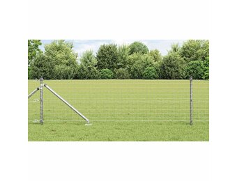 vidaXL Hekpalen 13 pcs Zilver Ø32mm 60 cm Gegalvaniseerd staal