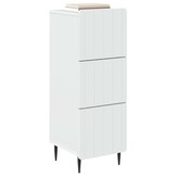 vidaXL Ladenkast Wit 33 x 34,5 x 92 cm Bewerkt hout