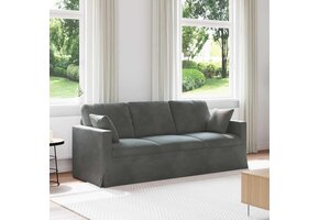 Moderne Donkergrijze Hoekbank (198cm) - 35% Korting