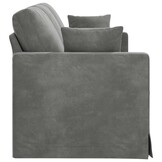 vidaXL Bank Donkergrijs 198 x 78 x 80 cm Fluweel