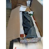 vidaXL Zweefparasol met houten paal 400x300 cm zandwit