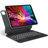 TECURS Keyboard Case for iPad Air 11 Inch (M3/M2, 2025/2024) 5/4, Magic Keyboard for iPad Pro 11 (4/3/2/1 Gen) with Trackpad, Magnetic Free Floating Design, Easy to Carry
