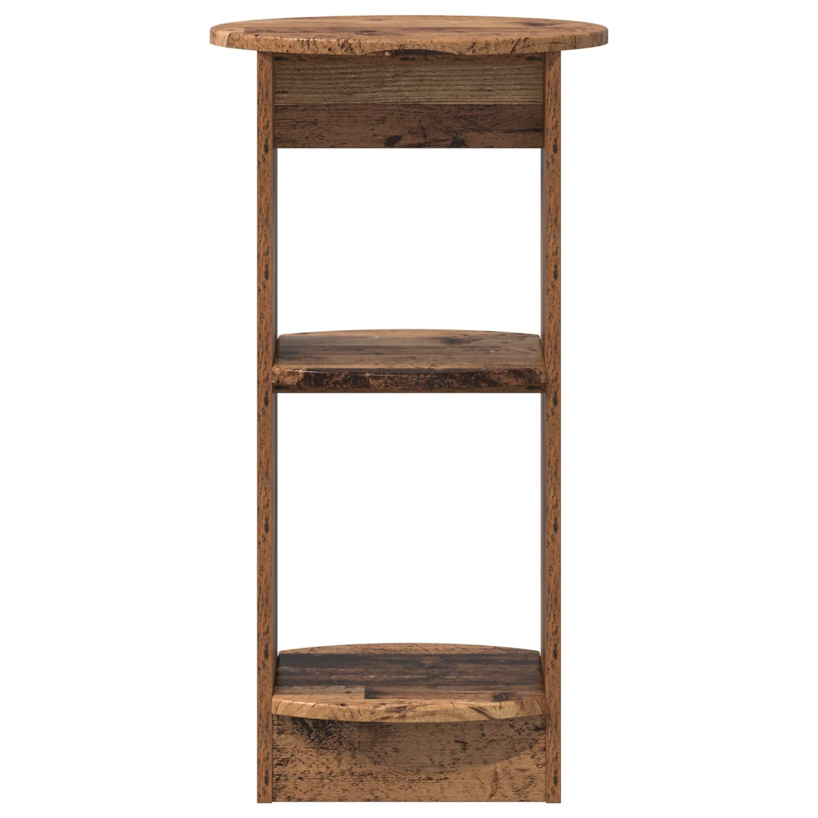 vidaXL Bijzetkast Oudhout 40 x 40 x 75 cm Geconstrueerd hout