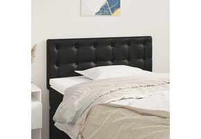 Hoofdbord Kunstleer Zwart 100x5x78/88 cm met 32% Korting