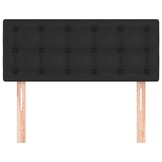 vidaXL Hoofdbord 100x5x78/88 cm kunstleer zwart