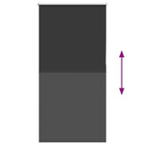 vidaXL Rolgordijn verduisterend 70x150cm stofbreedte 65,7 cm polyester