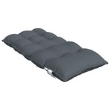 vidaXL Stoelkussens 6 st lage rug oxford stof antracietkleurig