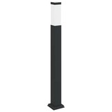vidaXL Bolderverlichting 3 stuks 80 cm Zwart IP44