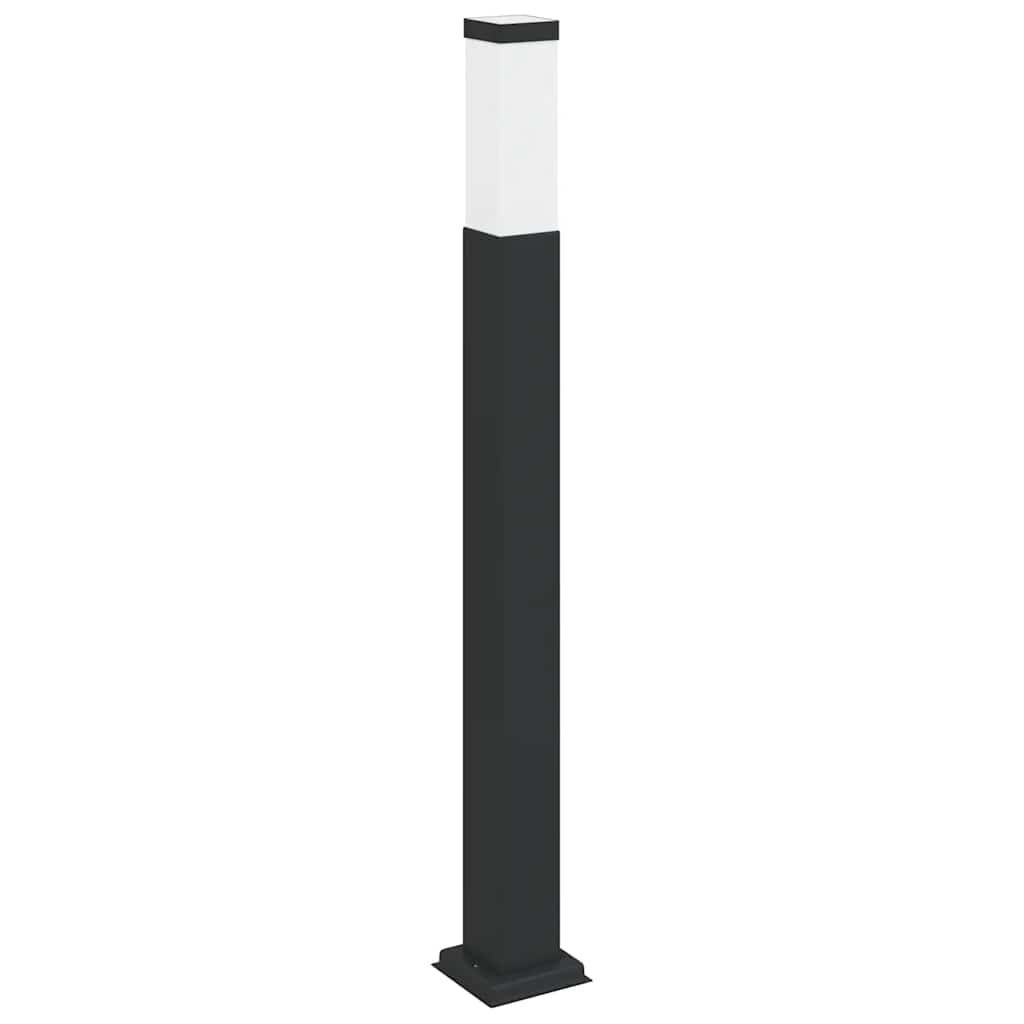 vidaXL Bolderverlichting 3 stuks 80 cm Zwart IP44