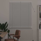 vidaXL Venetiaanse jaloezie Wit 130 x 115 cm 25 mm Aluminium