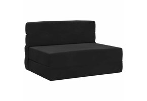 Vouwbare Bank Bed Zwart - 34% Korting!